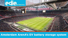 Eaton and Nissan will install the xStorage Building System in the football stadium’s car park in early 2018